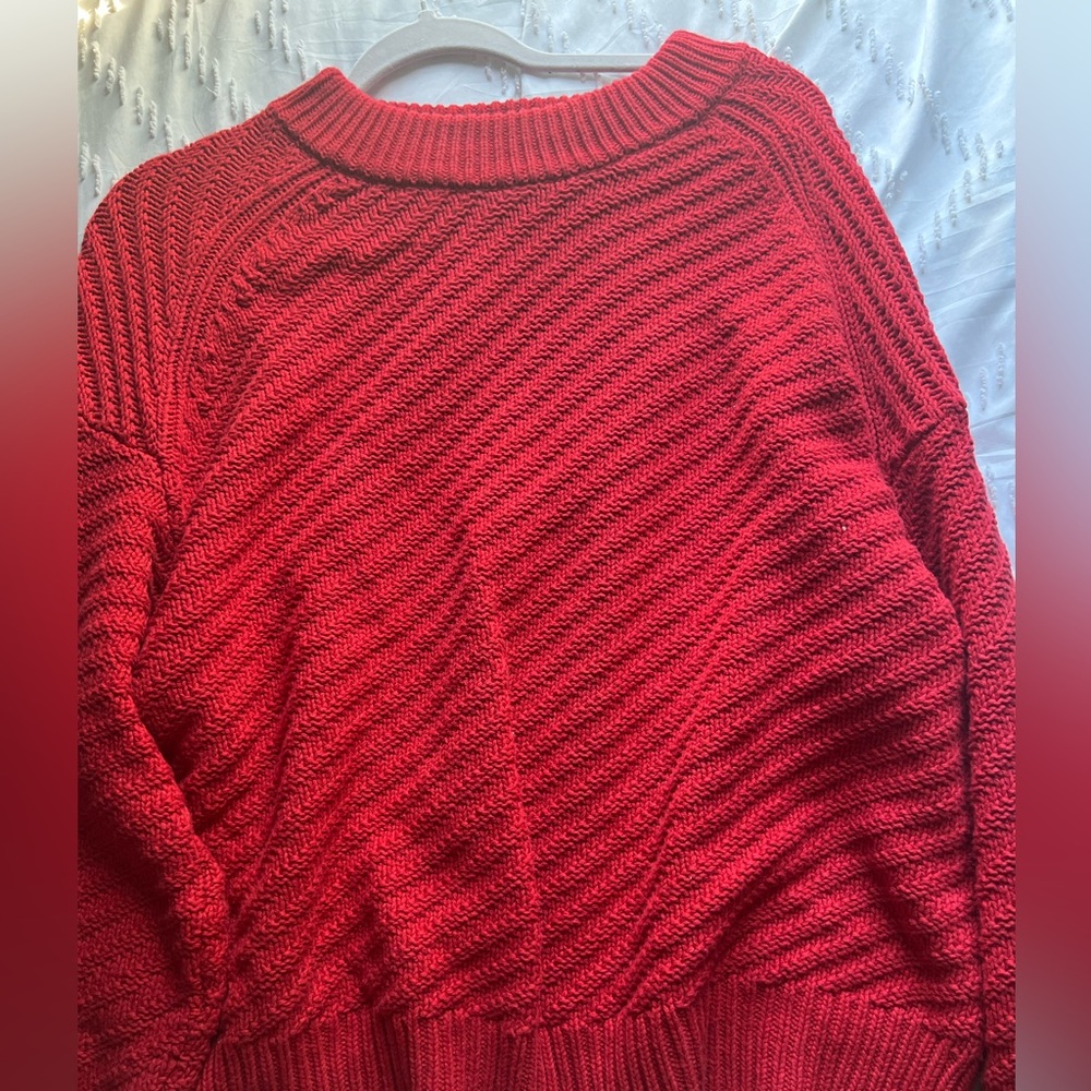 Red sweater